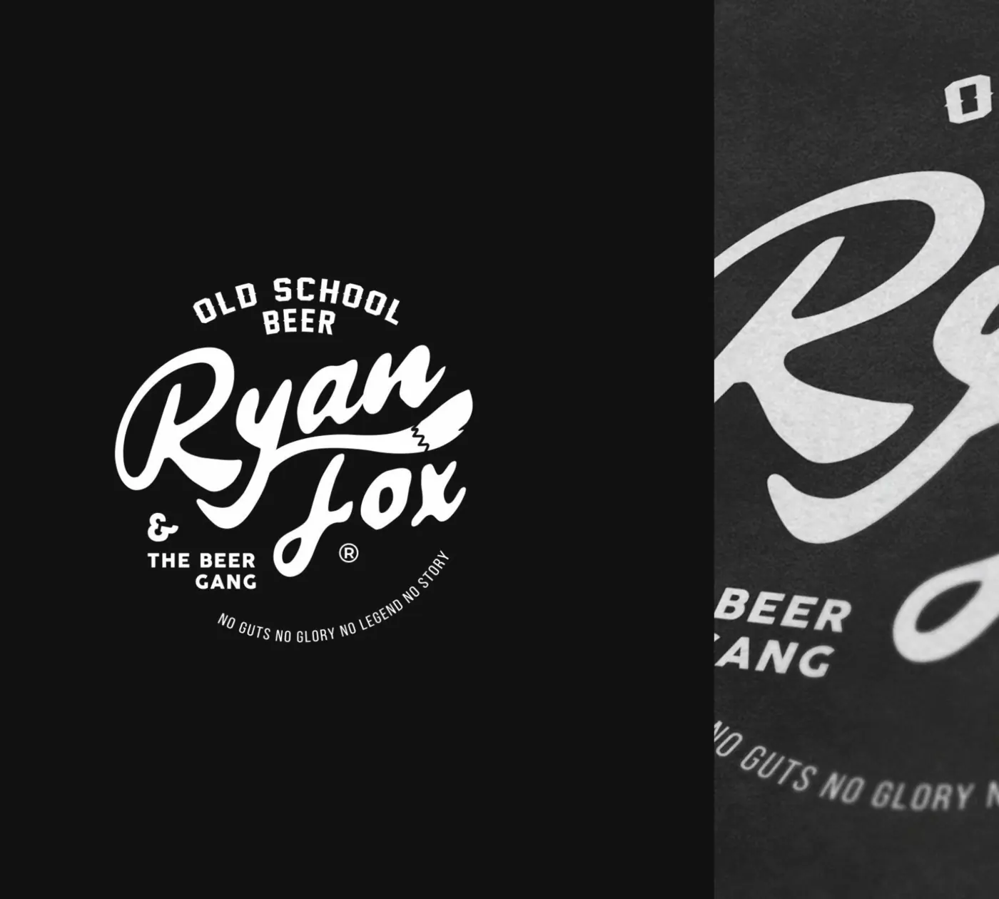 Identidad y packaging de Ryan Fox & The Beer Gang