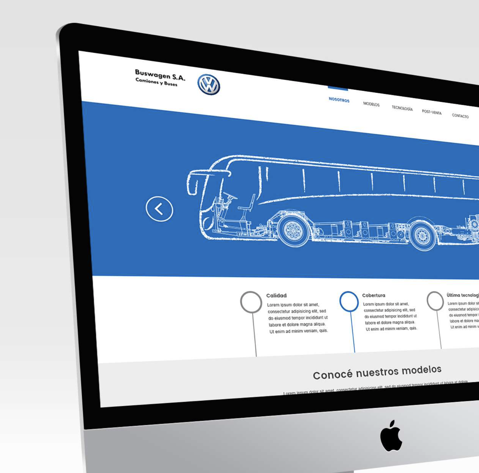 Buswagen Volkswagen UI/UX