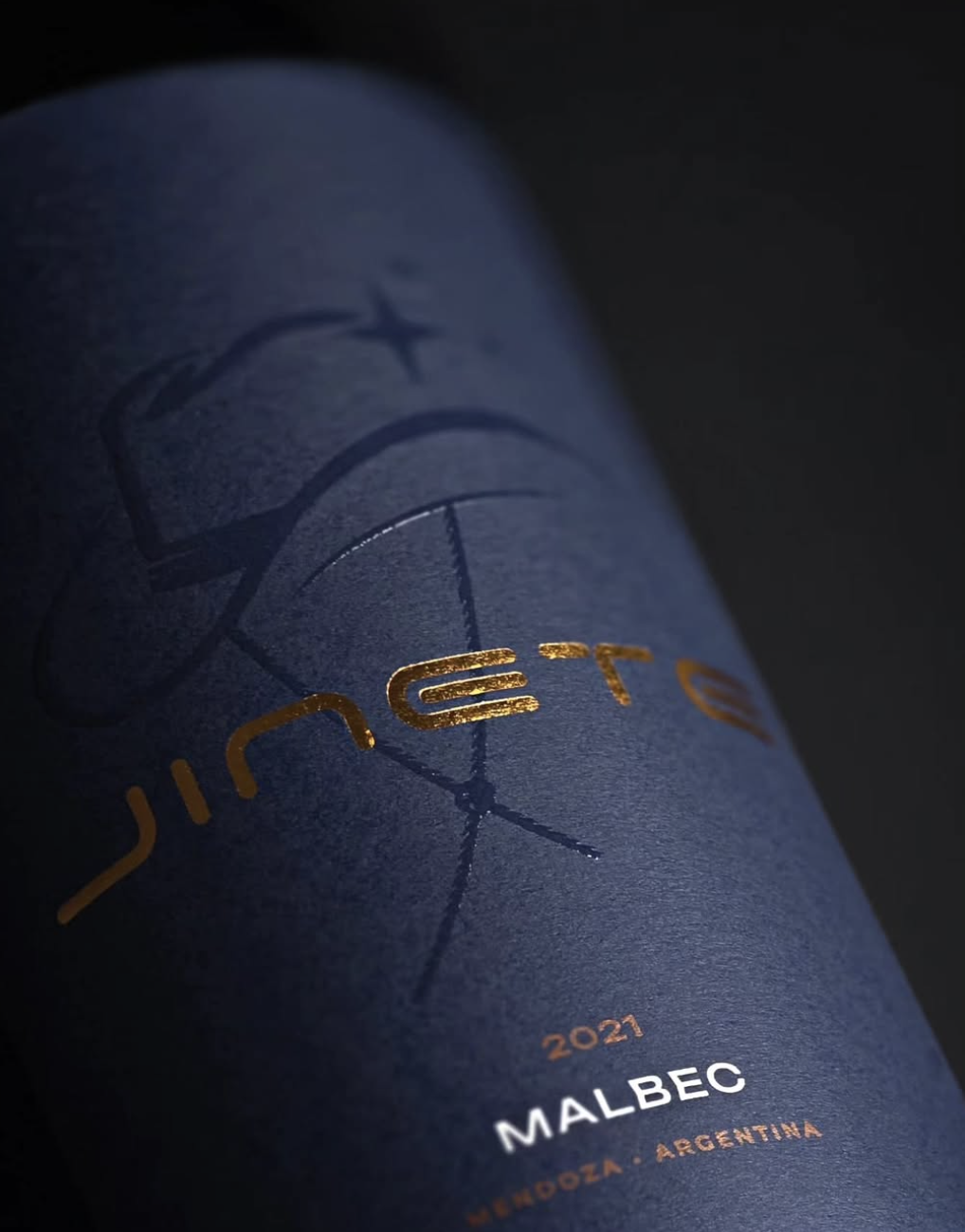 Jinete Wine etiqueta